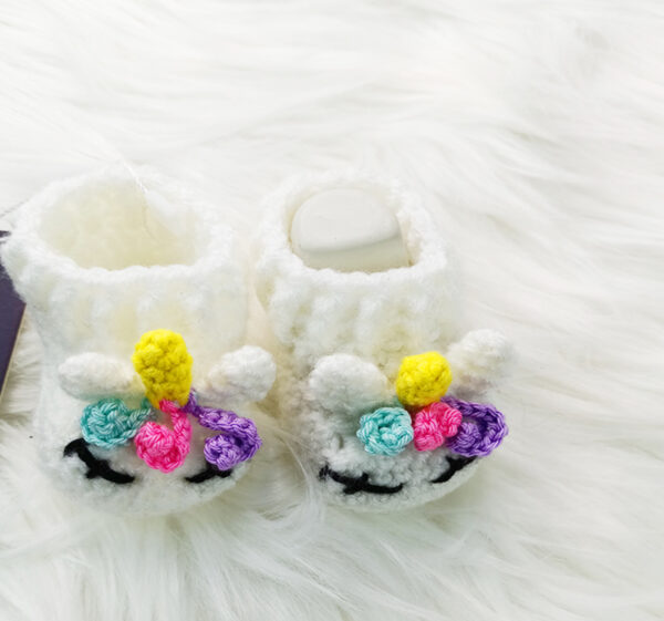 Unicorn booties 3