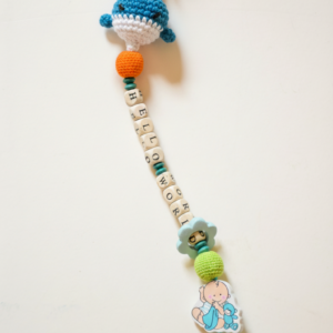 Finn the Whale the pacifier holder