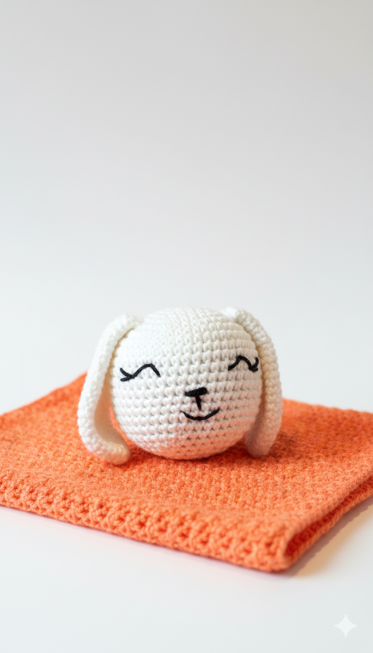 Santa Clause Rattle Hops the Rabbit Security Blanket