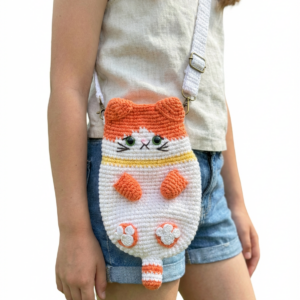 Mitten the Cat Cross Bag