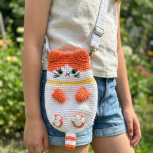 Mitten the Cat Cross Bag