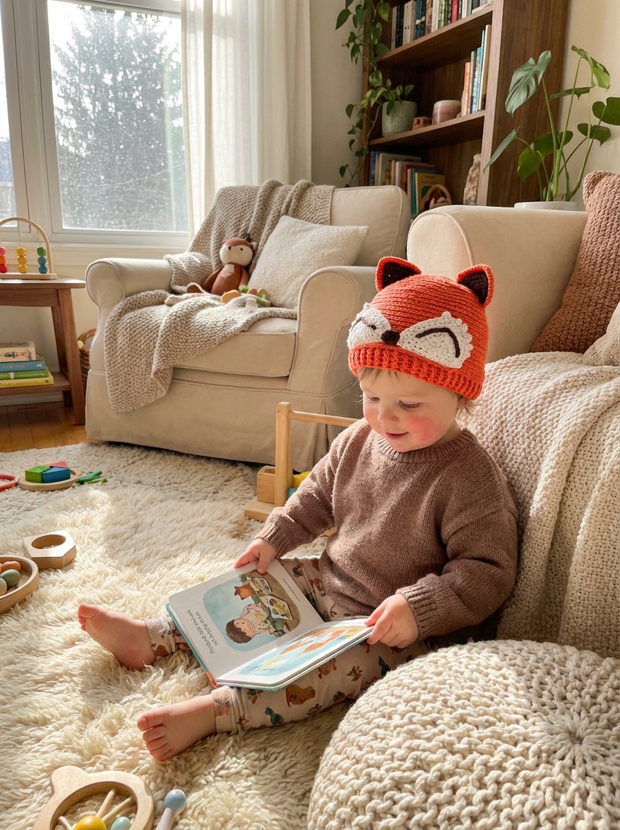 Hops the Rabbit 30cm Toy Whimsy the Fox Toddler Hat